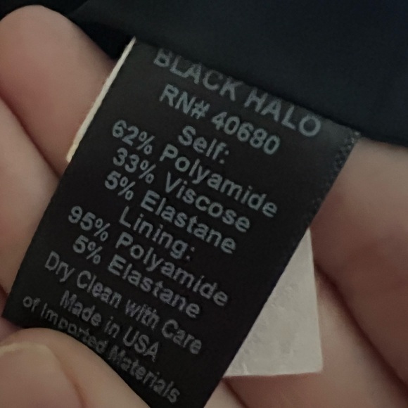 BLACK HALO Black Mooreland Mini Sheath Dress Size 6 - Picture 10 of 10